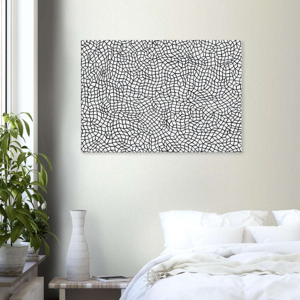 Yayoi Kusama canvas print — Infinity Nets [Kusama 48] explores Kusama’s Infinity Net as a field built from countless repeated marks