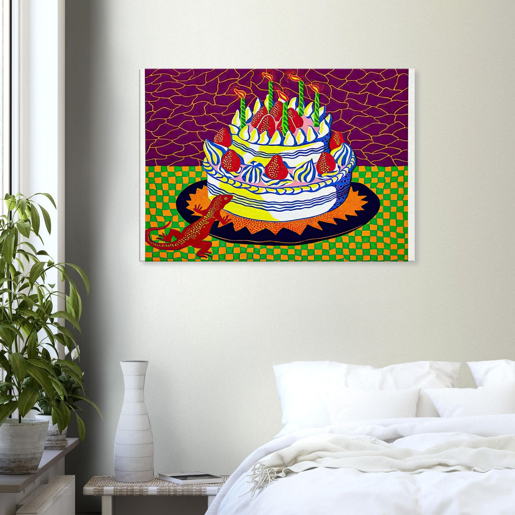 Yayoi Kusama canvas print — Night introduces a quieter, open-ended atmosphere into a body of work often associated with highly charged repetition