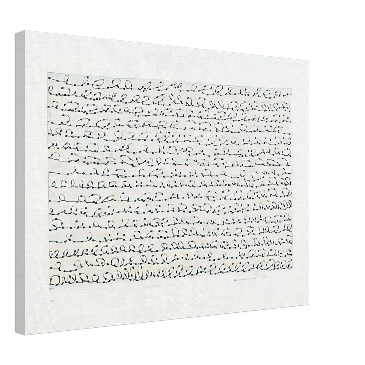 Yayoi Kusama canvas print — Endless makes the idea of continuation its subject, inviting the eye to follow pattern without expecting a clear endpoint, 45x60 cm / 18x24″