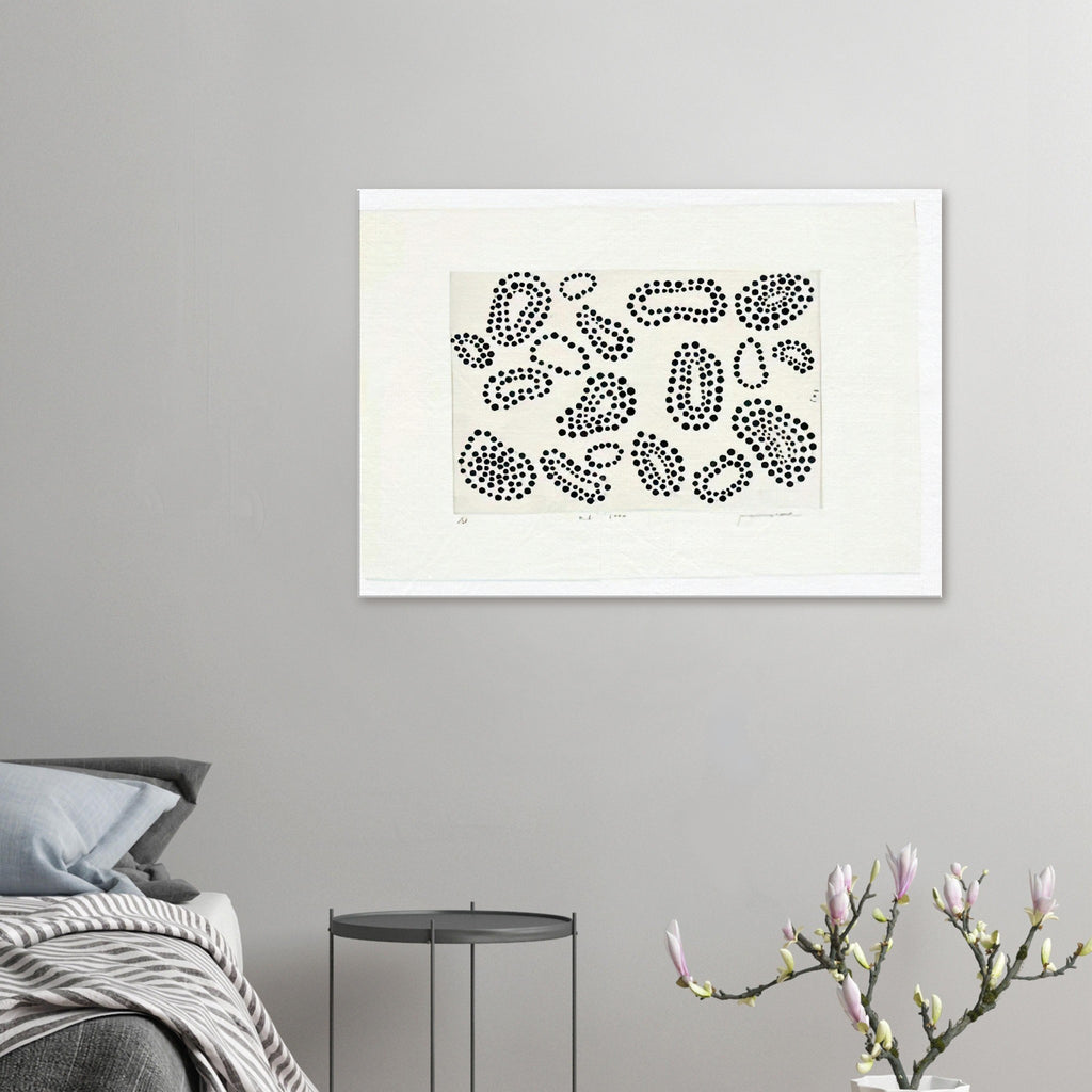 Yayoi Kusama canvas print — Polka Dots concentrates attention on one of Kusama’s most recognizable artistic building blocks: the repeated circle