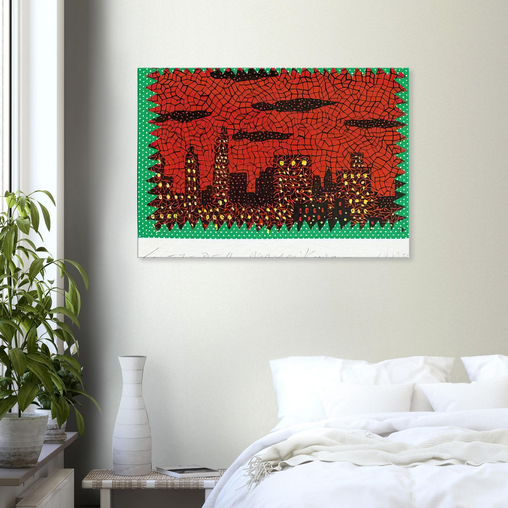 Yayoi Kusama canvas print — New York recalls the city where Kusama developed a radical artistic language of nets, soft sculpture and experimental performance