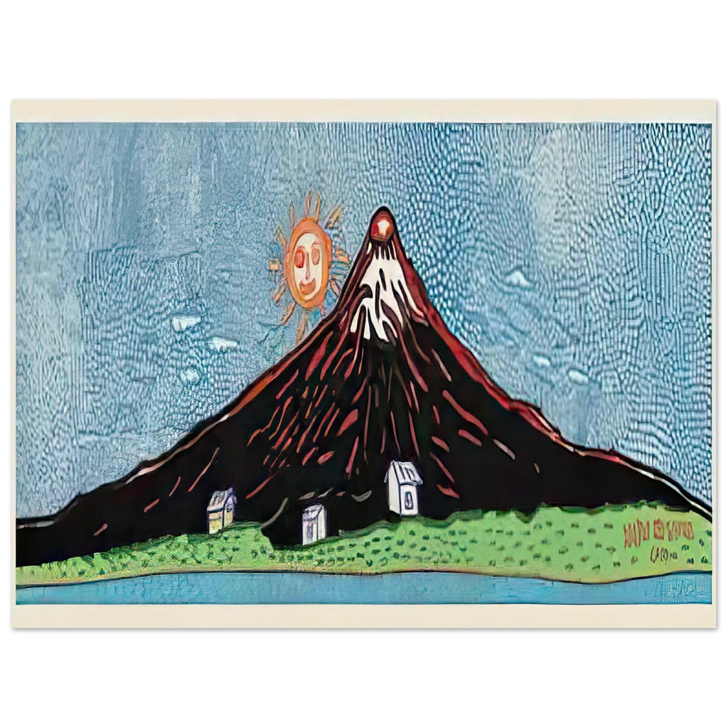 Yayoi Kusama poster — Mt, 15x20 cm / 6x8″
