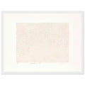 Yayoi Kusama framed print — Infinity Nets (B) [Kusama 204] explores Kusama’s Infinity Net as a field built from countless repeated marks, white frame, 30x40 cm / 12x16″