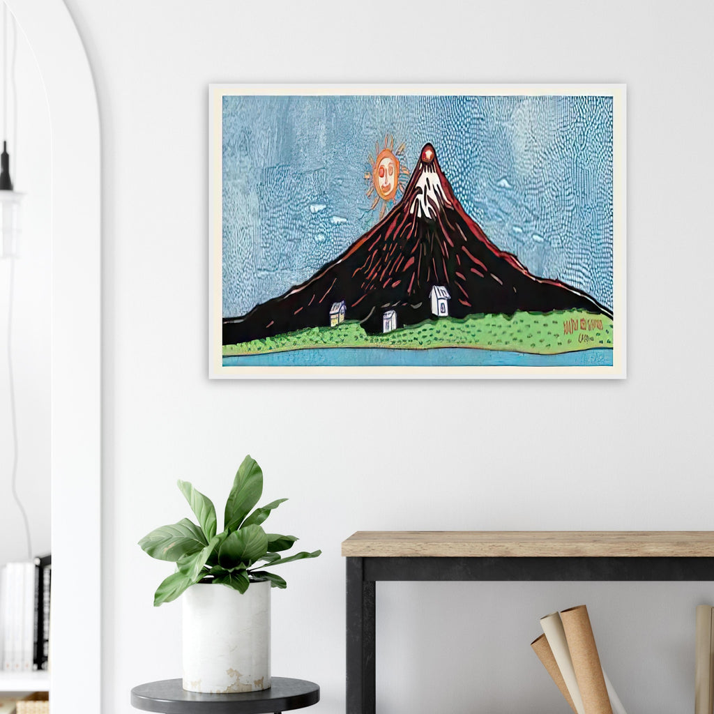 Yayoi Kusama framed print — Mt