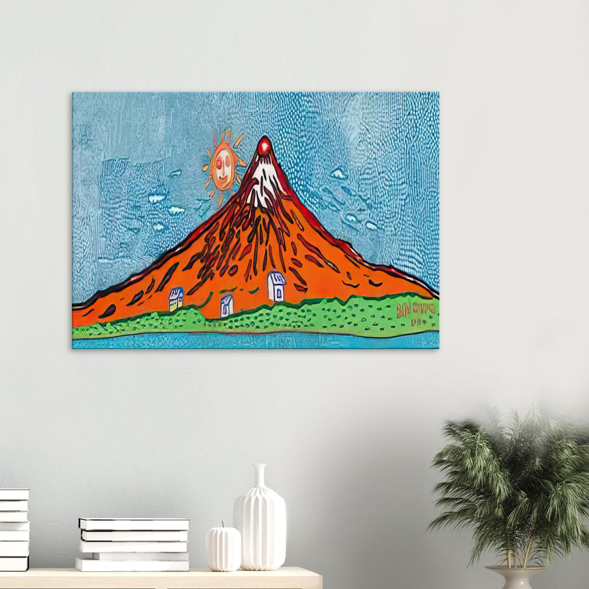 Yayoi Kusama canvas print — Mt