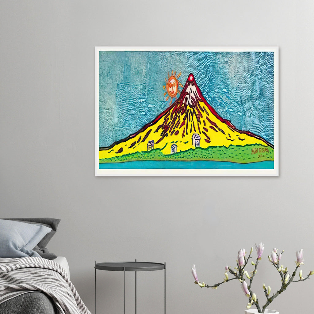 Yayoi Kusama framed print — My Life Shining Forever This Human Love Shall Not Perish Even After Billions Of Light Years framed print by Yayoi Kusama — Mt