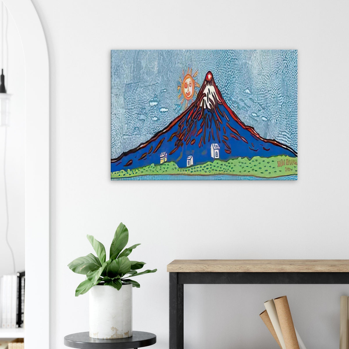 Yayoi Kusama canvas print — Mt