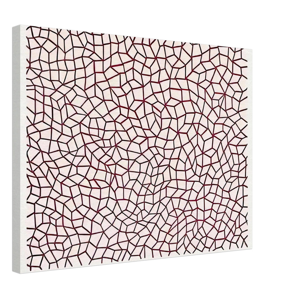 Yayoi Kusama canvas print — Infinity Nets (1958) [Kusama 14] explores Kusama’s Infinity Net as a field built from countless repeated marks, 45x60 cm / 18x24″
