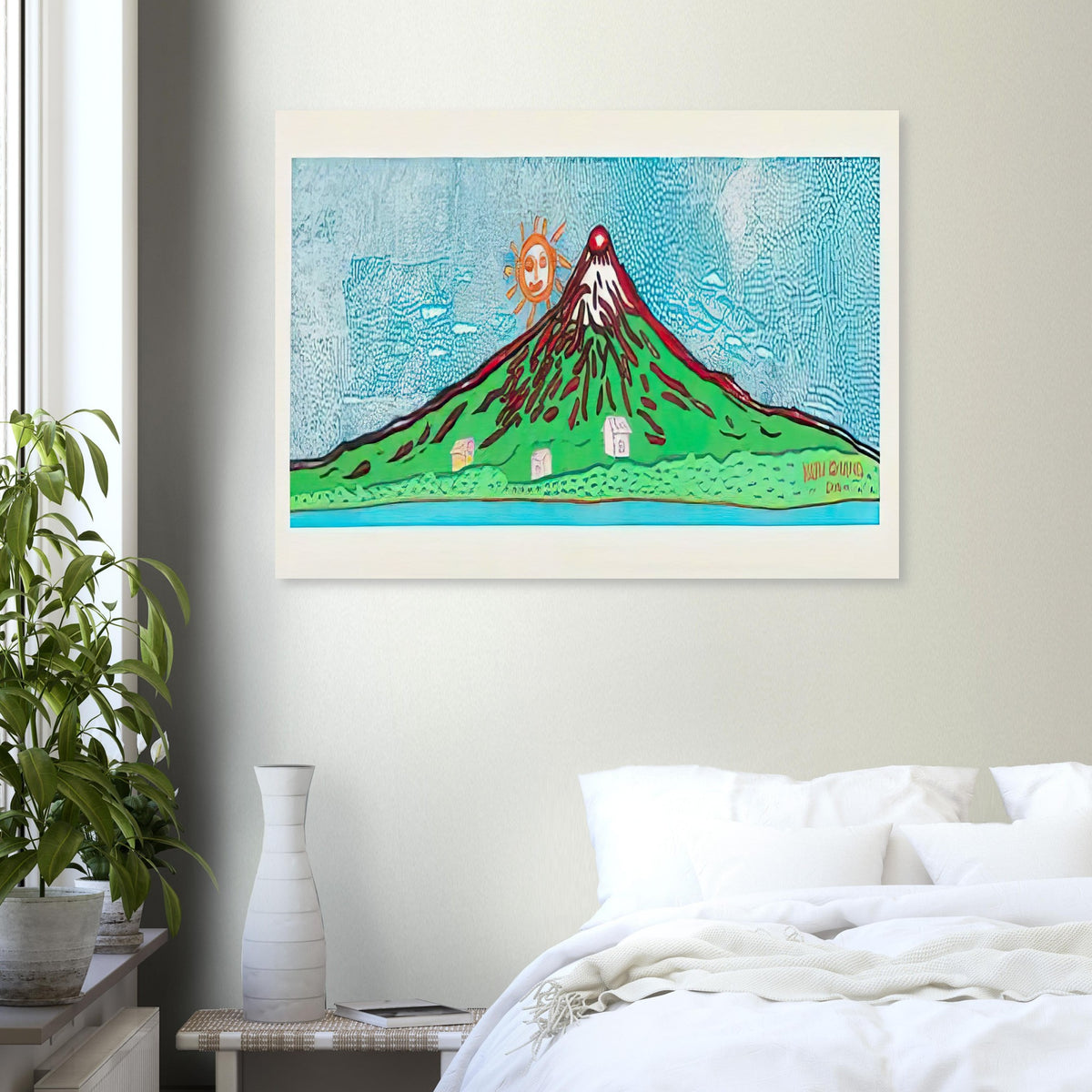 Yayoi Kusama poster — Mt. Fuji in Seven Colours: All About Mt. Fuji That I Have Loved My Whole Life is