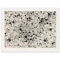Yayoi Kusama framed print — River at Sunrise brings a moment of natural transition into Kusama’s printmaking imagery, white frame, 30x40 cm / 12x16″