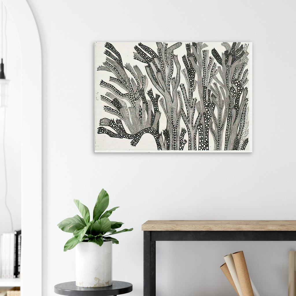 Yayoi Kusama canvas print — Spring suggests the renewal of the natural world through a seasonal title rather than a single isolated object