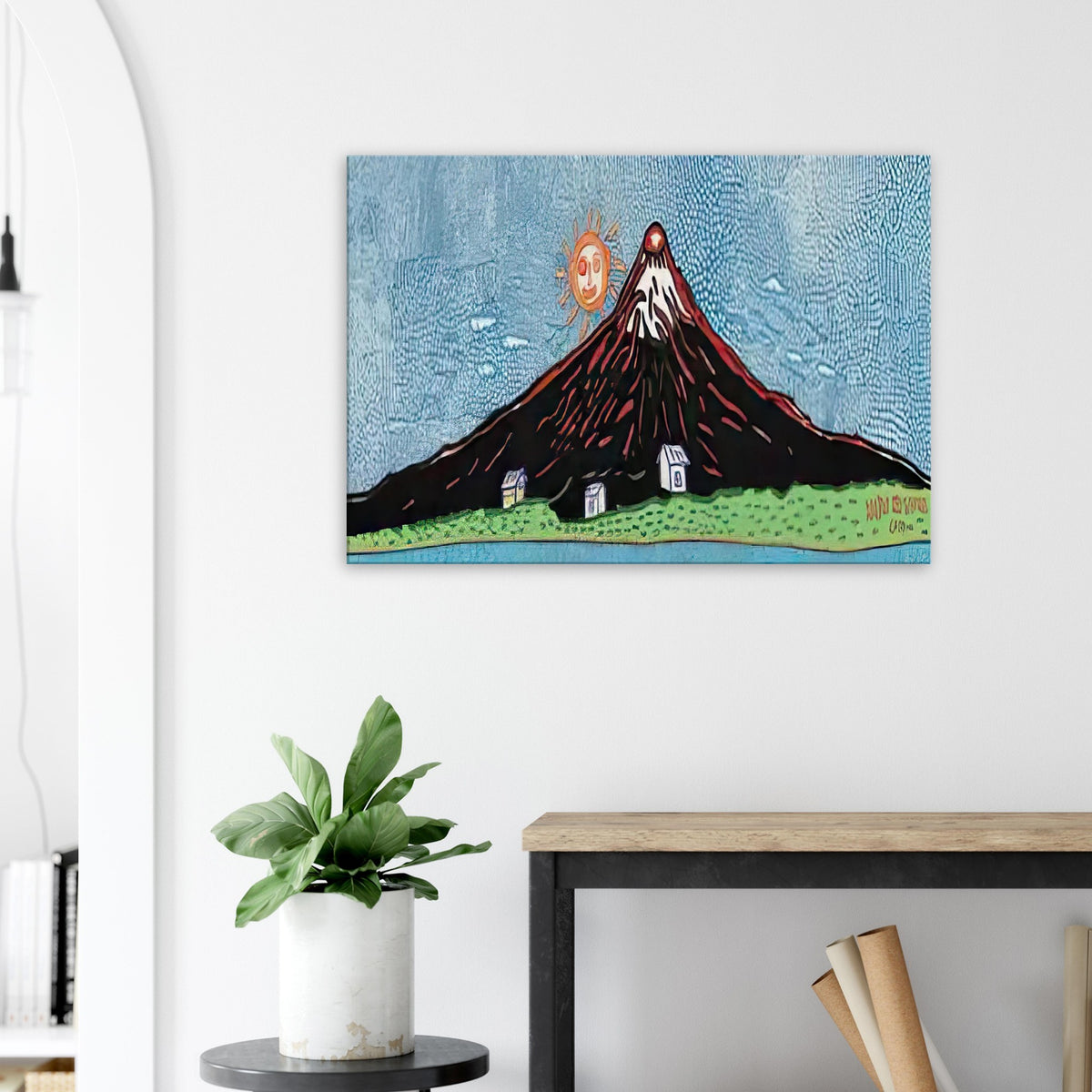 Yayoi Kusama canvas print — Mt