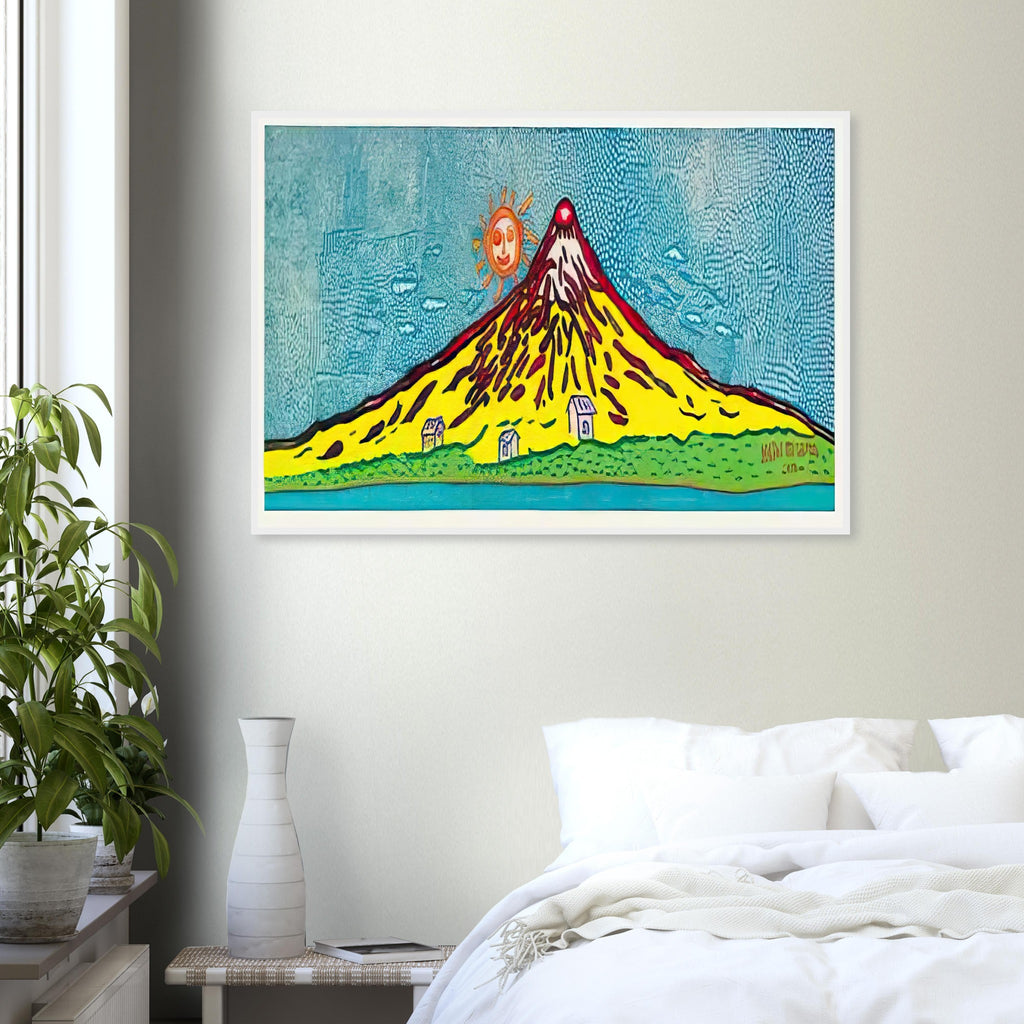 Yayoi Kusama framed print — My Life Shining Forever This Human Love Shall Not Perish Even After Billions Of Light Years framed print by Yayoi Kusama — Mt