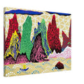Yayoi Kusama canvas print — Yangtze River identifies one of Asia’s great waterways, bringing a geographical and atmospheric subject into Kusama’s oeuvre, 45x60 cm / 18x24″