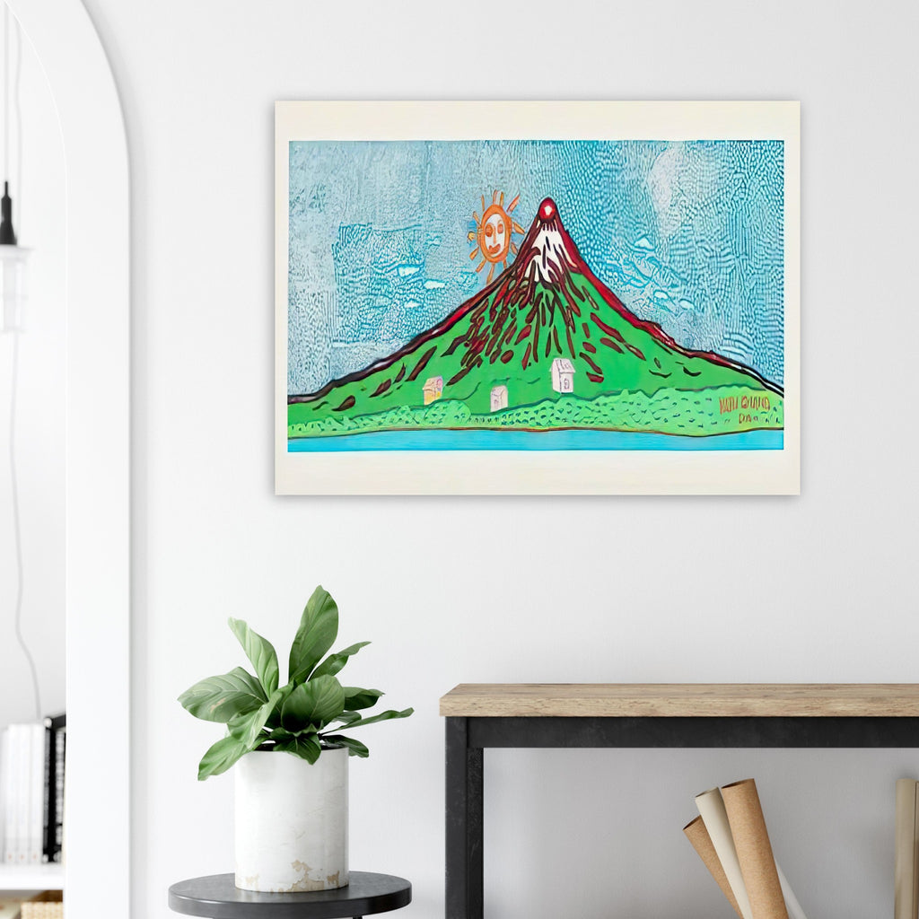 Yayoi Kusama poster — Mt. Fuji in Seven Colours: All About Mt. Fuji That I Have Loved My Whole Life is
