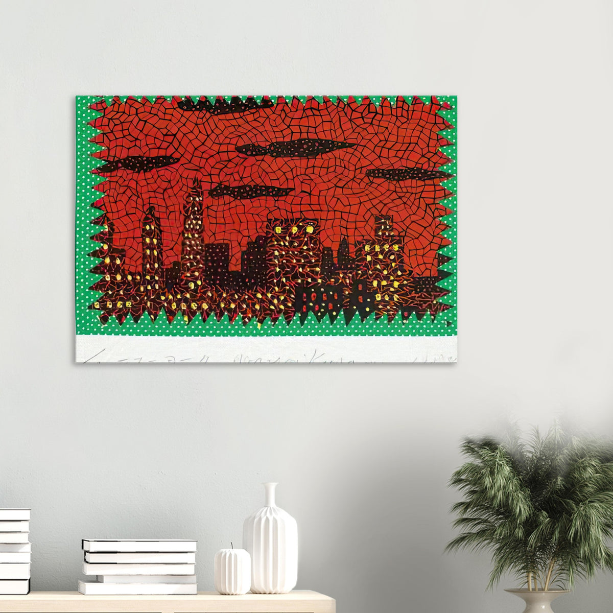 Yayoi Kusama canvas print — New York recalls the city where Kusama developed a radical artistic language of nets, soft sculpture and experimental performance