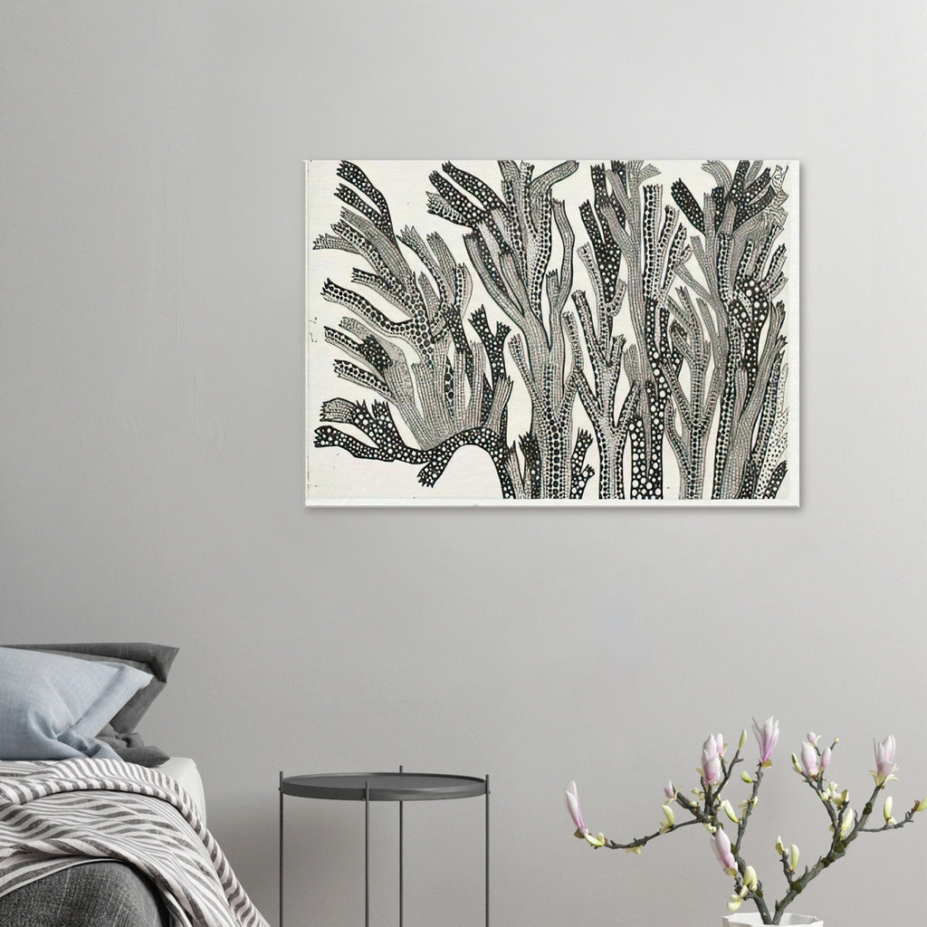 Yayoi Kusama canvas print — Spring suggests the renewal of the natural world through a seasonal title rather than a single isolated object