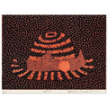 Yayoi Kusama poster — Hat (2) turns an everyday hat into a subject for playful observation, 15x20 cm / 6x8″