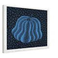 Yayoi Kusama canvas print — Pumpkin (BB-C) [Kusama 330] revisits Kusama’s best-known vegetable through the relationship between its distinctive form and repeating ornament, 45x60 cm / 18x24″