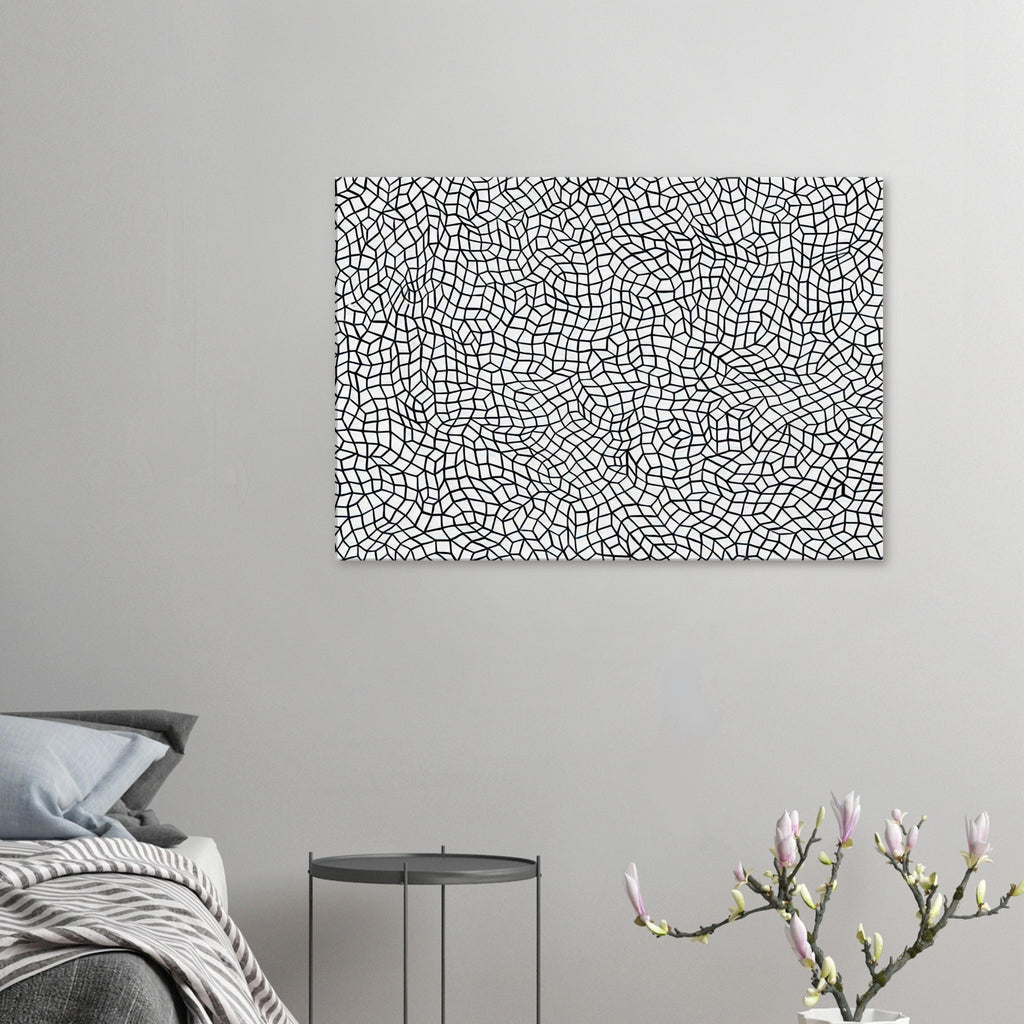 Yayoi Kusama canvas print — Infinity Nets [Kusama 48] explores Kusama’s Infinity Net as a field built from countless repeated marks
