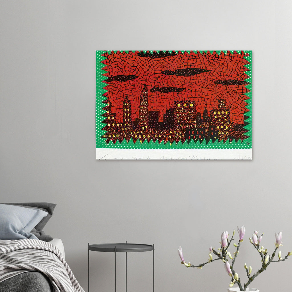 Yayoi Kusama canvas print — New York recalls the city where Kusama developed a radical artistic language of nets, soft sculpture and experimental performance