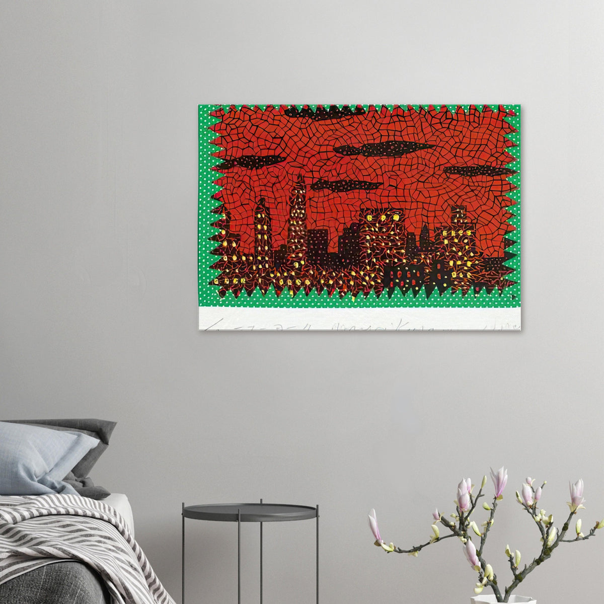 Yayoi Kusama canvas print — New York recalls the city where Kusama developed a radical artistic language of nets, soft sculpture and experimental performance