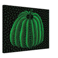 Yayoi Kusama canvas print — Pumpkin (GY) is one precisely named variation on Yayoi Kusama’s iconic pumpkin theme, 45x60 cm / 18x24″