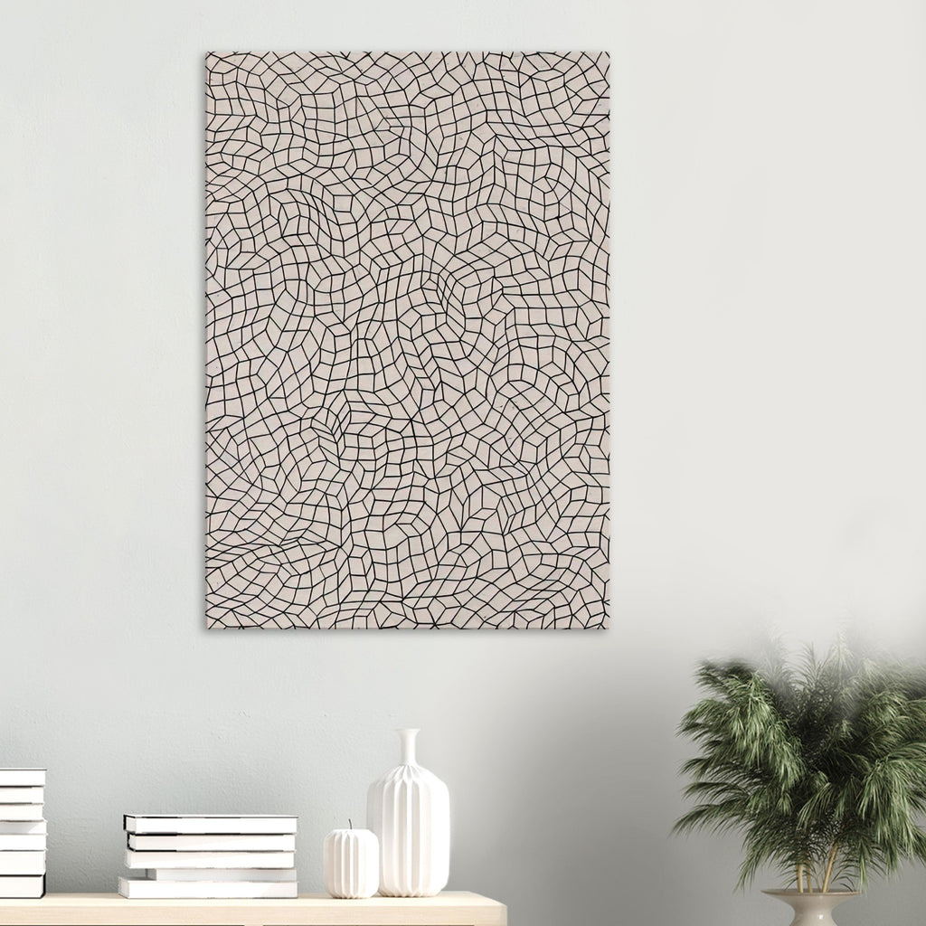 Yayoi Kusama canvas print — In Infinity Nets (2) , the eye finds no conventional focal point