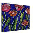 Yayoi Kusama canvas print — Summer Flowers brings a seasonal specificity to Kusama’s botanical imagery, suggesting a moment of warmth and vigorous bloom, 45x60 cm / 18x24″