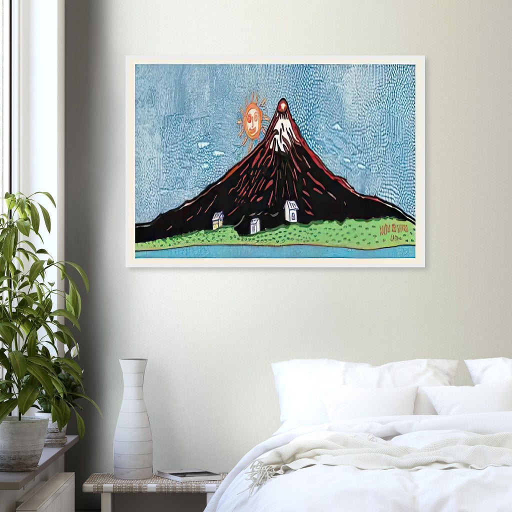 Yayoi Kusama framed print — Mt