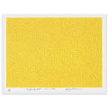 Yayoi Kusama framed print — Infinity Nets (Image 6) explores Kusama’s Infinity Net as a field built from countless repeated marks, white frame, 30x40 cm / 12x16″