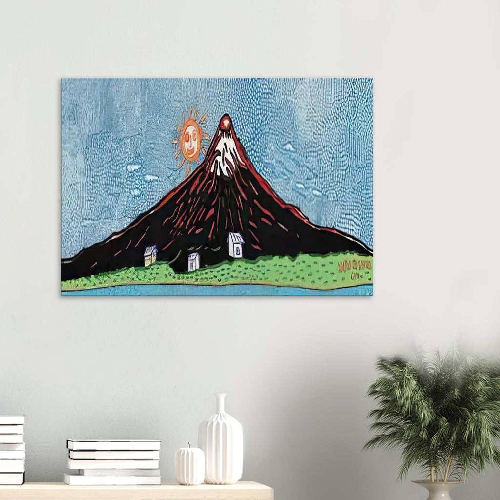 Yayoi Kusama canvas print — Mt
