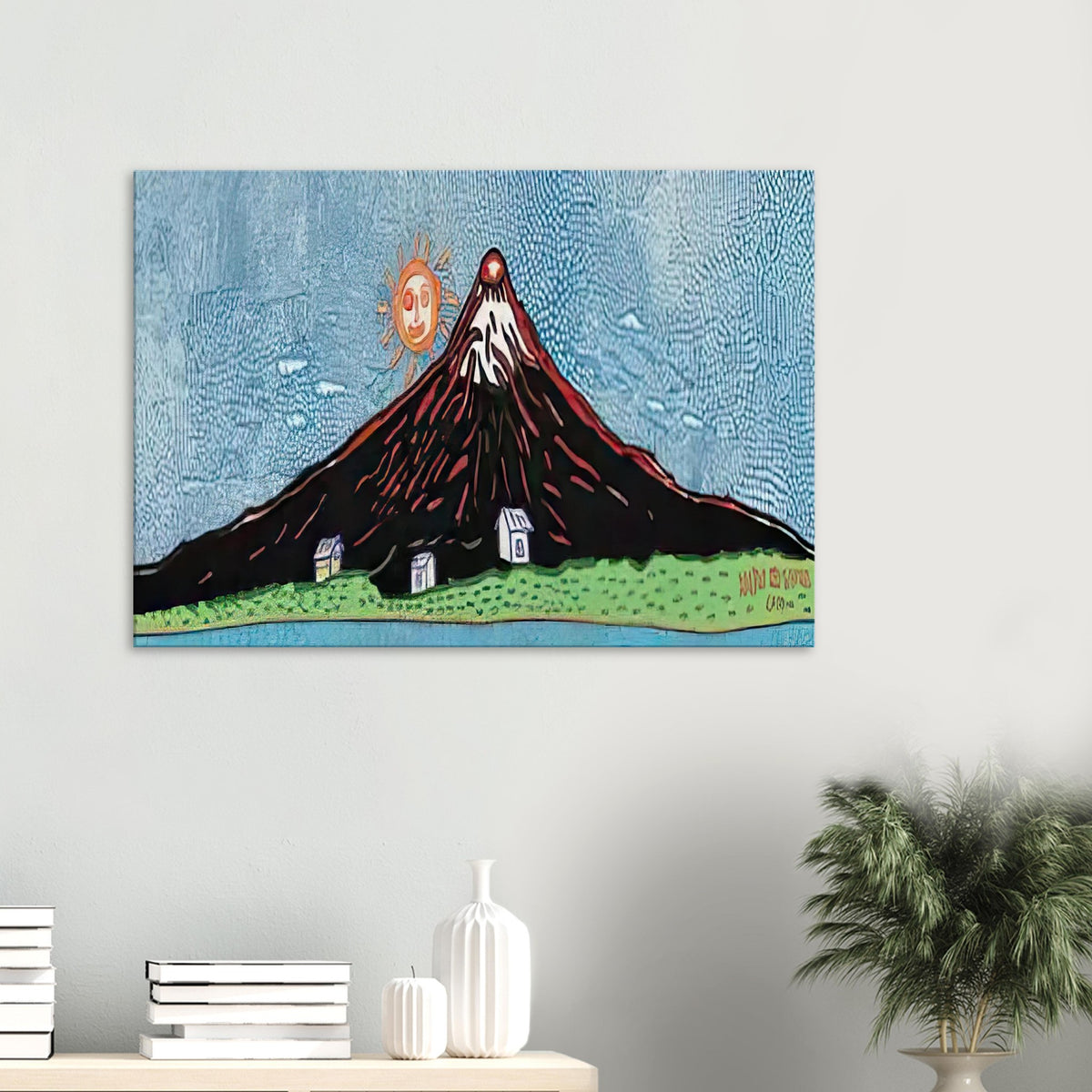Yayoi Kusama canvas print — Mt