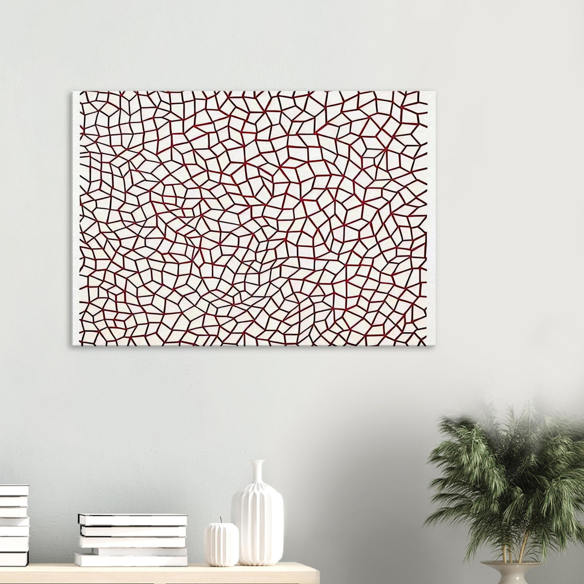 Yayoi Kusama canvas print — Infinity Nets [Kusama 76] explores Kusama’s Infinity Net as a field built from countless repeated marks