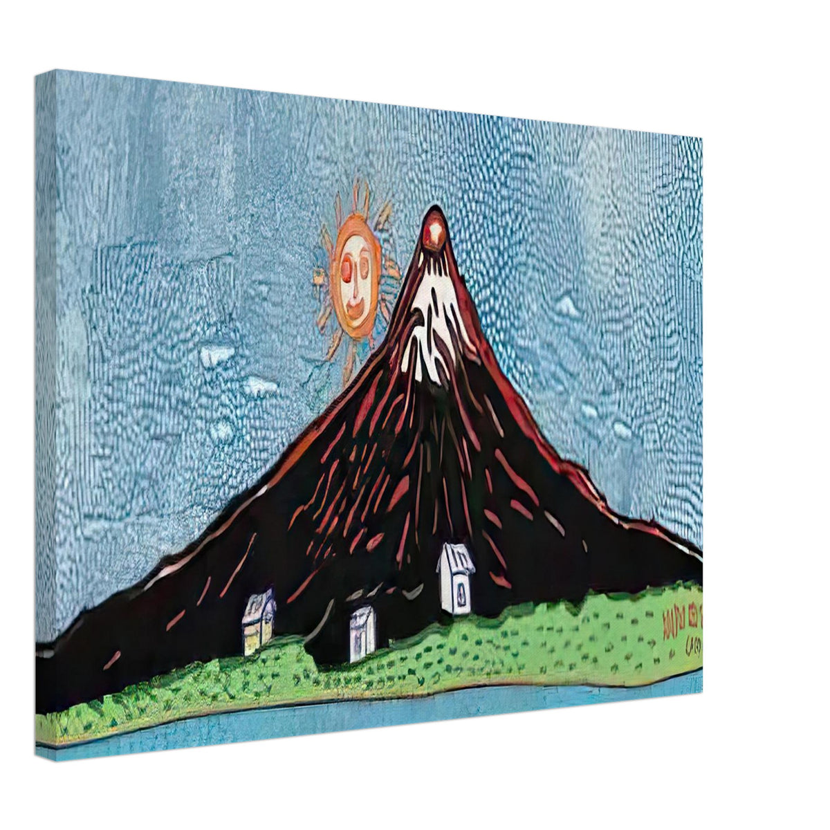 Yayoi Kusama canvas print — Mt, 45x60 cm / 18x24″