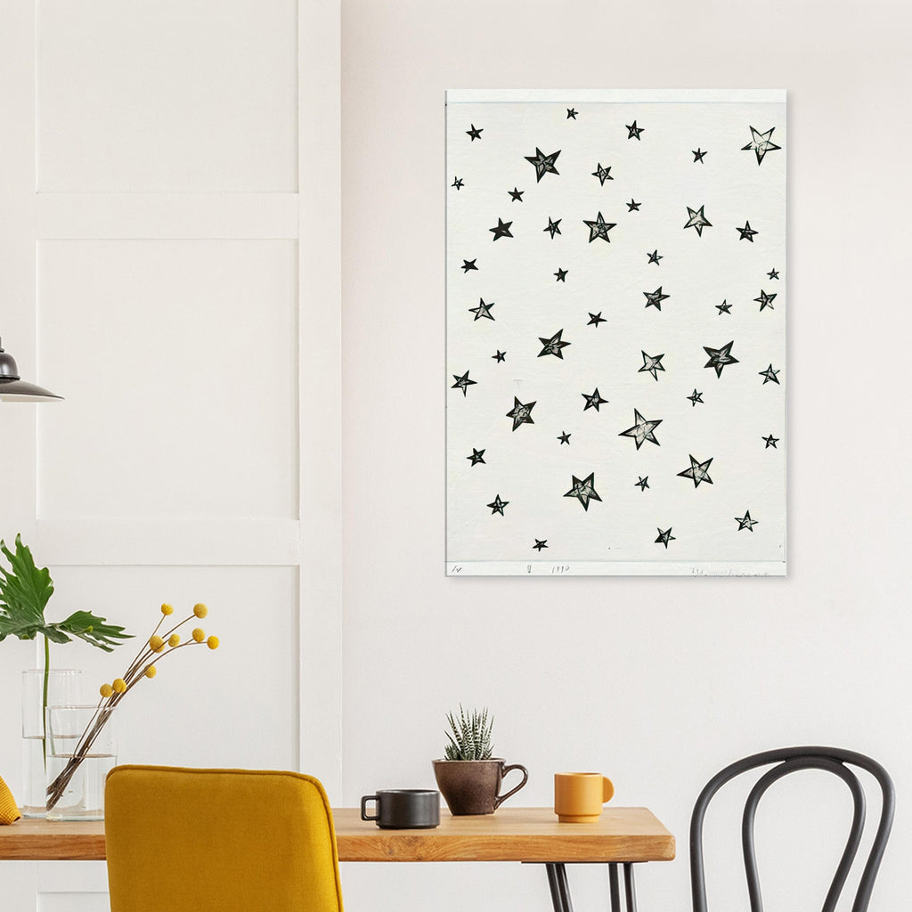 Yayoi Kusama canvas print — The sky at night can be read as an immeasurable collection of points of light