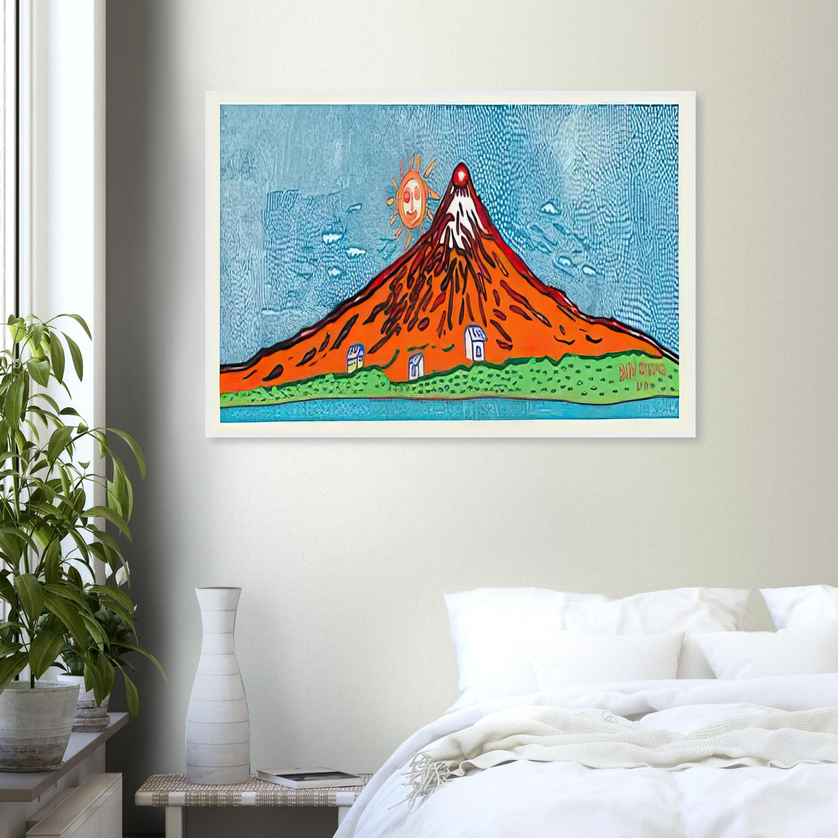 Yayoi Kusama framed print — Mt
