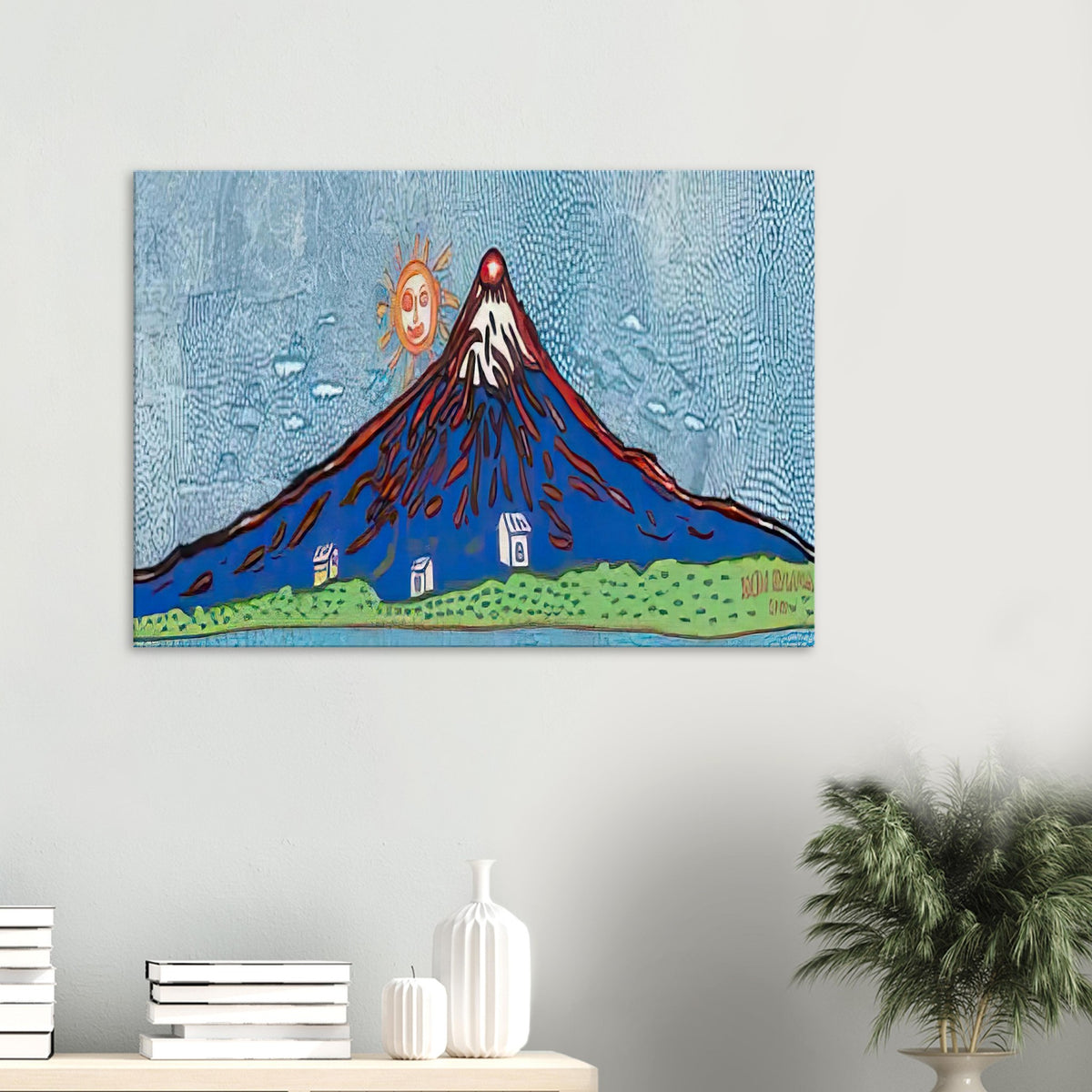 Yayoi Kusama canvas print — Mt