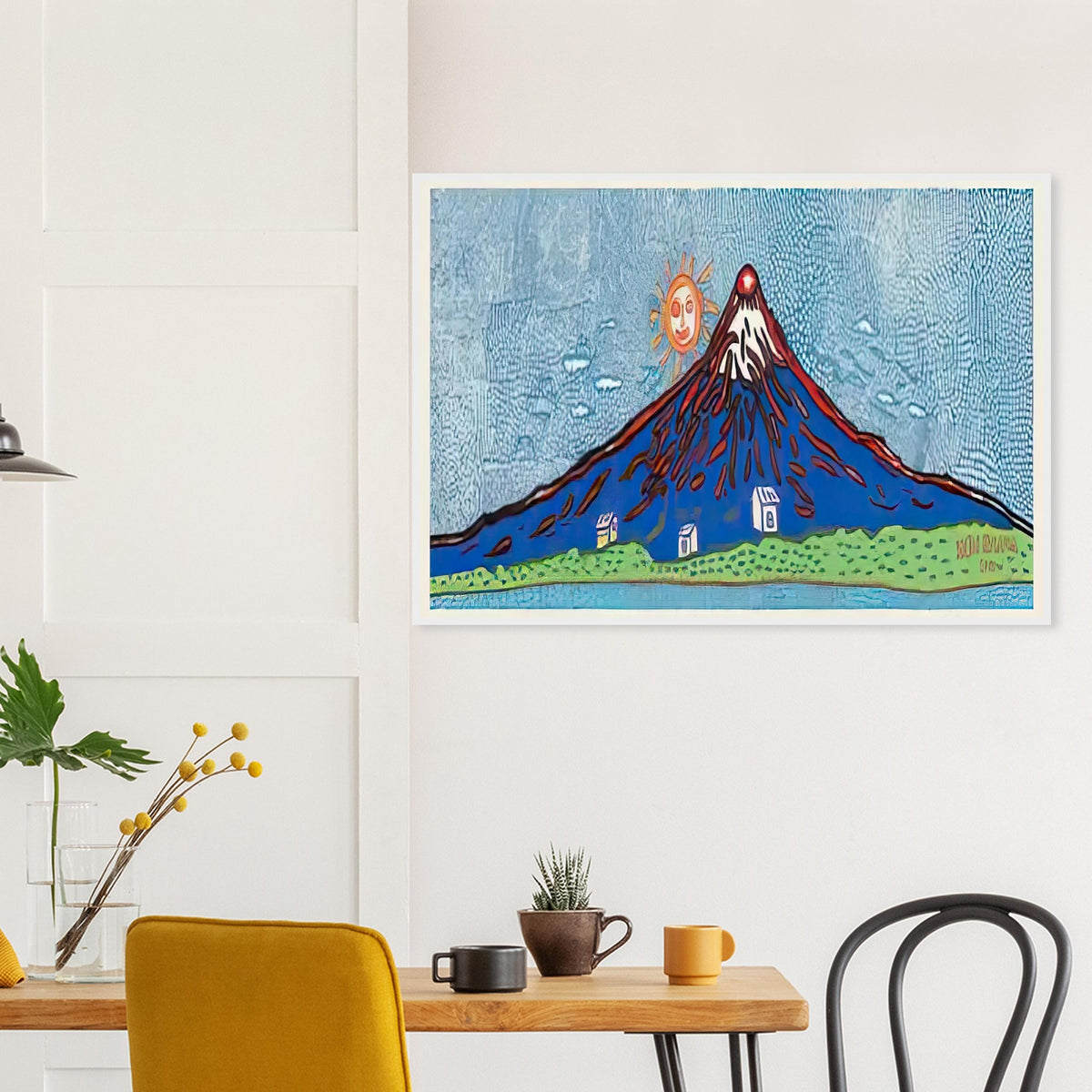 Yayoi Kusama framed print — Mt