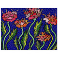 Yayoi Kusama poster — Summer Flowers brings a seasonal specificity to Kusama’s botanical imagery, suggesting a moment of warmth and vigorous bloom, 15x20 cm / 6x8″