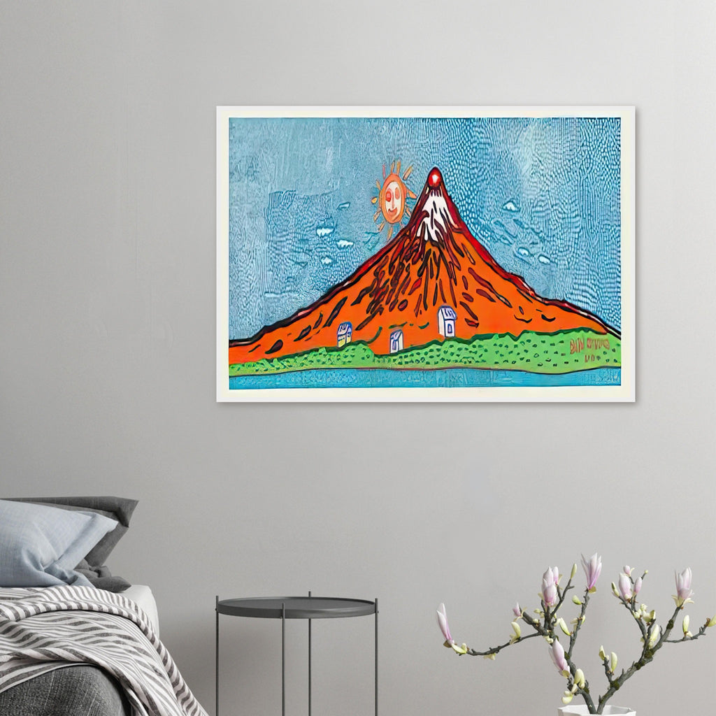 Yayoi Kusama framed print — Mt
