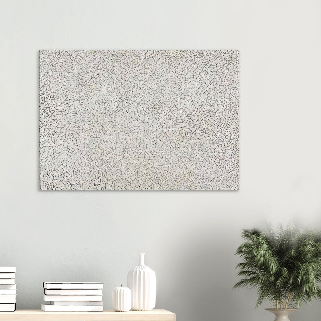 Yayoi Kusama canvas print — Infinity Nets (Image 3) explores Kusama’s Infinity Net as a field built from countless repeated marks