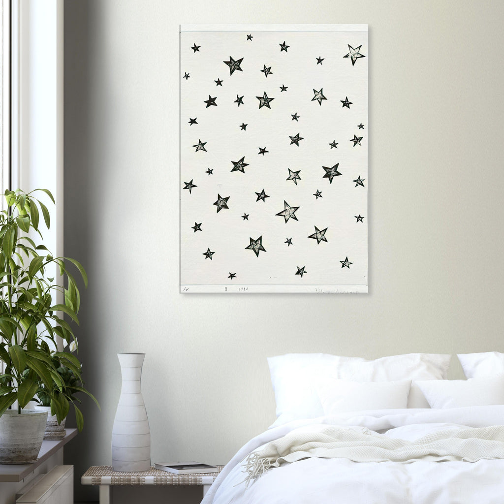 Yayoi Kusama canvas print — The sky at night can be read as an immeasurable collection of points of light