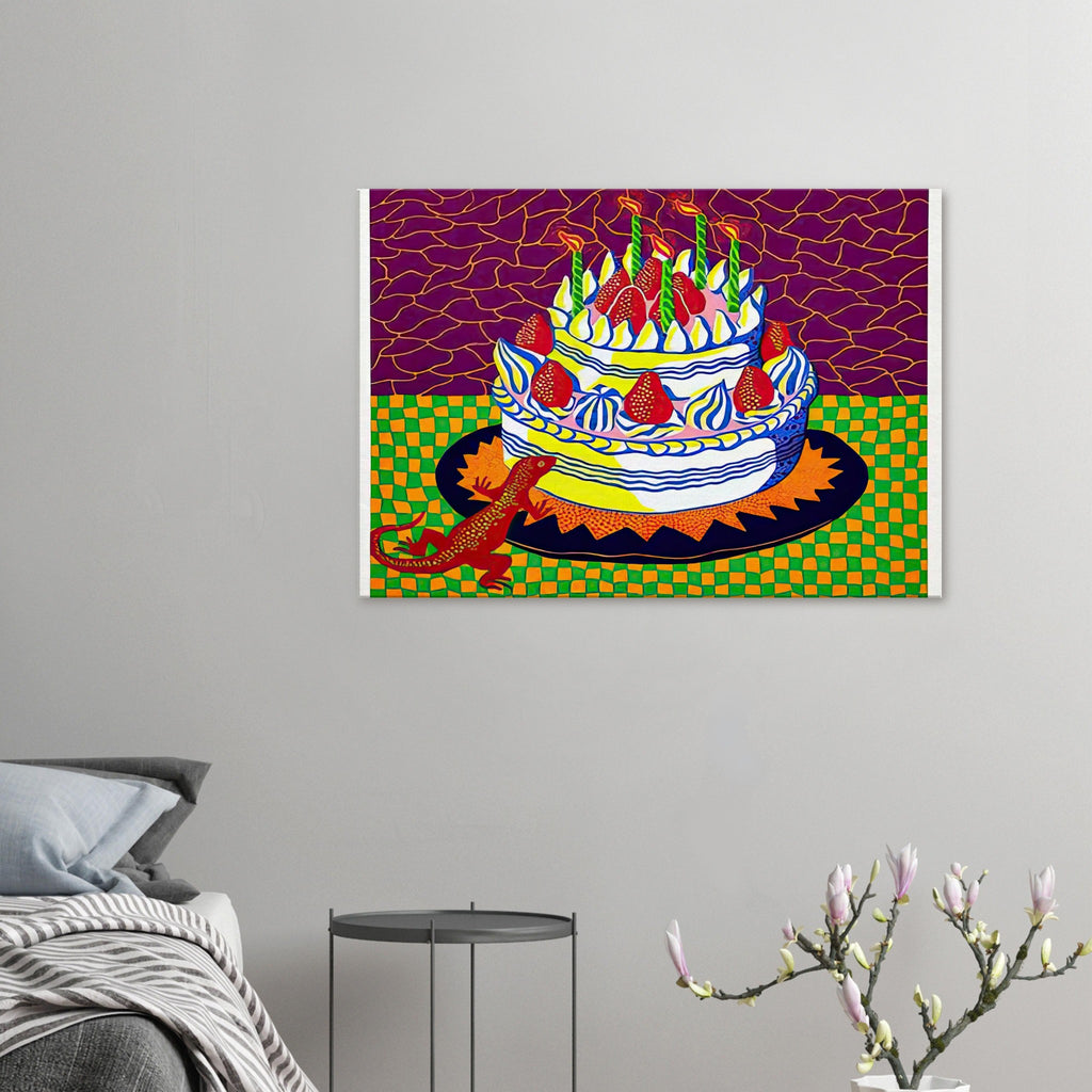 Yayoi Kusama canvas print — Night introduces a quieter, open-ended atmosphere into a body of work often associated with highly charged repetition