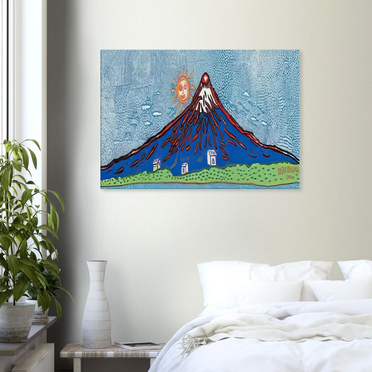 Yayoi Kusama canvas print — Mt