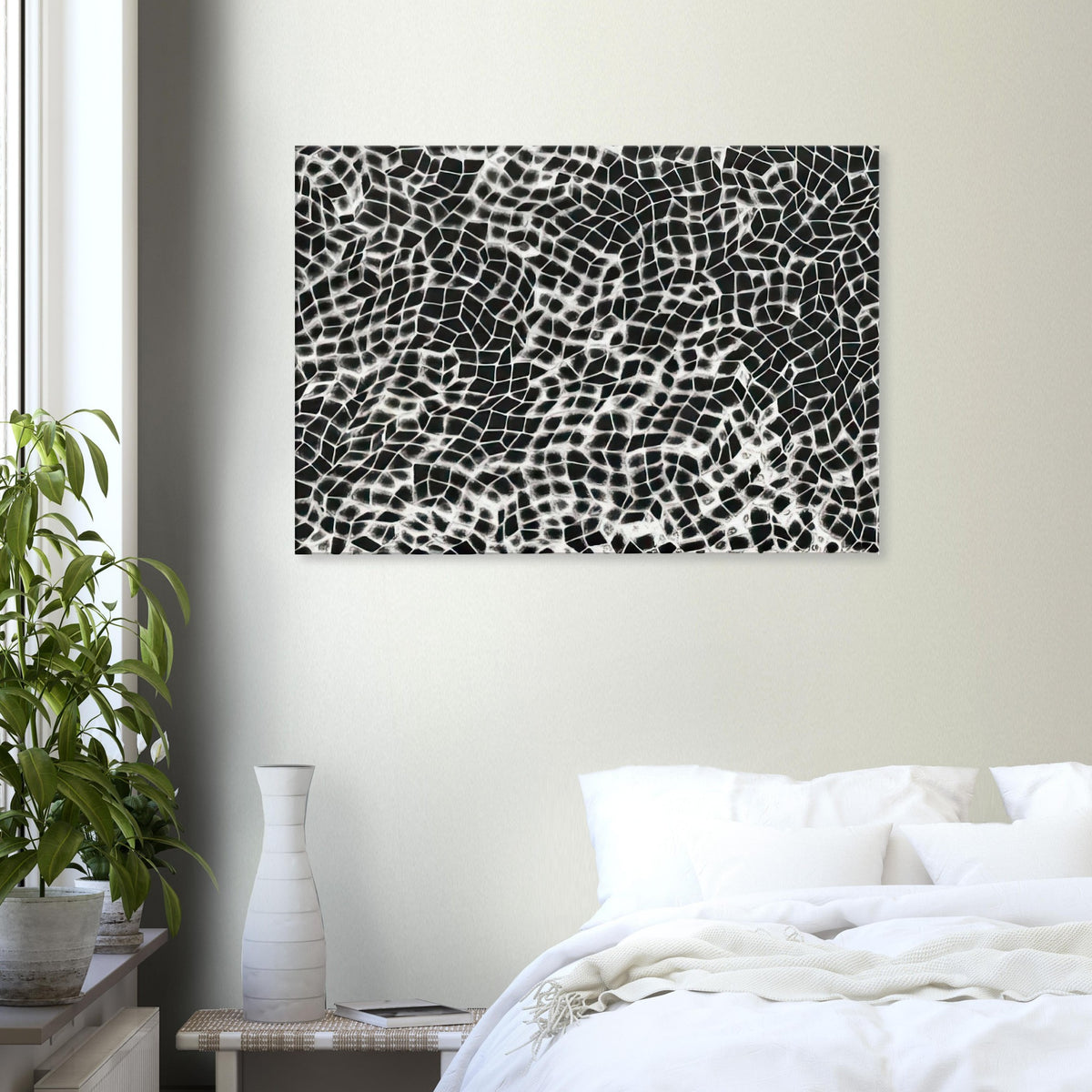Yayoi Kusama canvas print — Infinity Nets (Image 4) explores Kusama’s Infinity Net as a field built from countless repeated marks