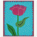Yayoi Kusama poster — Tulipe II (Amour Pour Toujours) poster by Yayoi Kusama explores a stylized tulip from the Amour Pour Toujours print portfolio, 30x30 cm / 12x12″