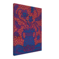 Yayoi Kusama canvas print — The title Flowers (4) describes another distinct stop in Kusama’s sustained botanical exploration, 45x60 cm / 18x24″