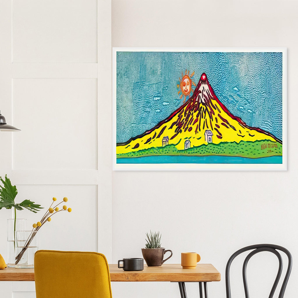 Yayoi Kusama framed print — My Life Shining Forever This Human Love Shall Not Perish Even After Billions Of Light Years framed print by Yayoi Kusama — Mt