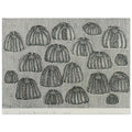 Yayoi Kusama poster — Pumpkin Army (black and white) turns a single familiar vegetable into a collective presence, 15x20 cm / 6x8″